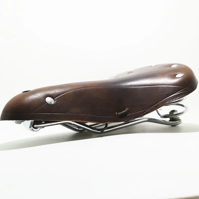 Bicycle Saddle 100 Leather Vintage Elephant Spring Genuine Leather