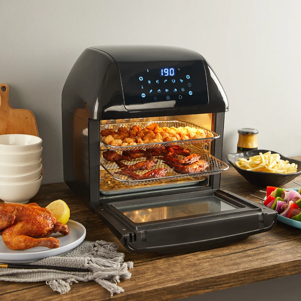 Commercial Electric Oven Multifunctional Household Large-Capacity Automatic Intelligent Electric Air Oven Fryer air fryer household top ten brand oven integrated 6l large capacity intelligent multi function oil free electric