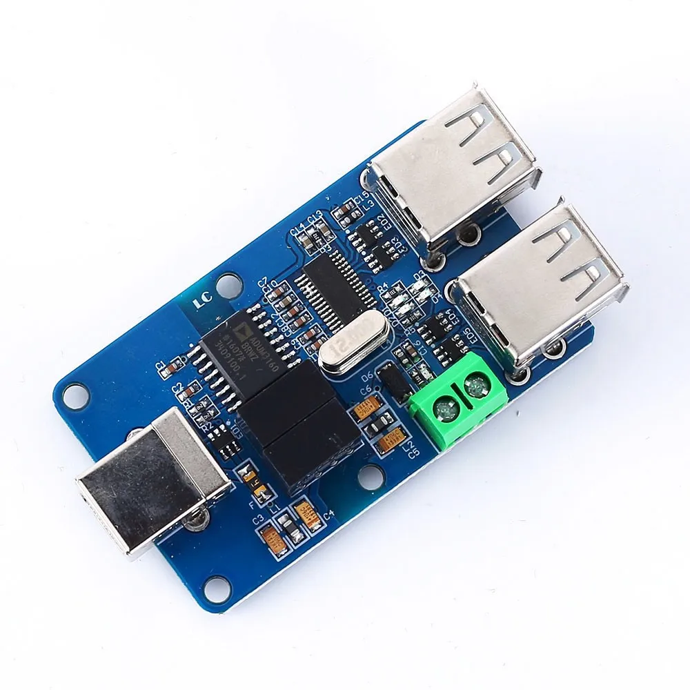 4CH USB Напряжение модуль изолятора 4USB ADUM3160 B0505S 1 Вт светодиодные лампы для 1500 12 Мбит/с 1,5 Мбит/с