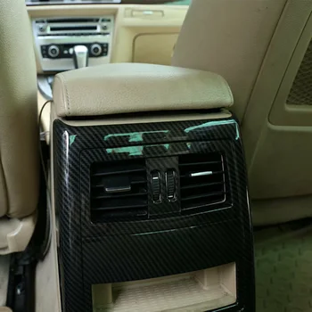 

Carbon Fiber Style Air Outlet Vent Frame Rear Trim 1pc Cover High quality