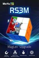 Moyu Maglev Upgrade RS3M 3x3x3 Magnetic Cube 3*3 Cubo Magico Professional Magic Cube RS3 M Puzzle Speed Cube For Children Kids 2