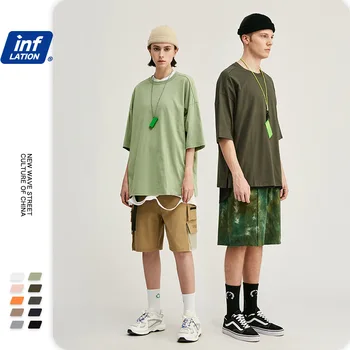 

2020 New Solid color T Shirt Mens And Women 100% cotton T-shirts Summer Skateboard Tee Boy Girl Skate Tshirt Tops European size