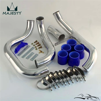 

INTERCOOLER PIPING PIPE KIT FOR N*ISSAN SKYLINE R32 R33 R34 GTS-T + SILICONE HOSE BLUE