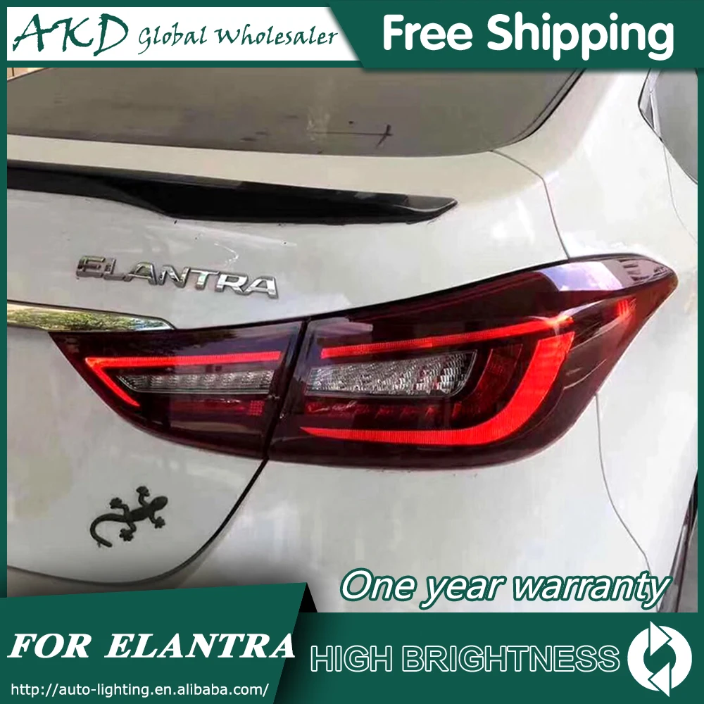Задний фонарь для автомобиля hyundai Elantra 2011- Elantra задние фары светодиодные противотуманные фары DRL Габаритные огни тюнинг автомобильные аксессуары