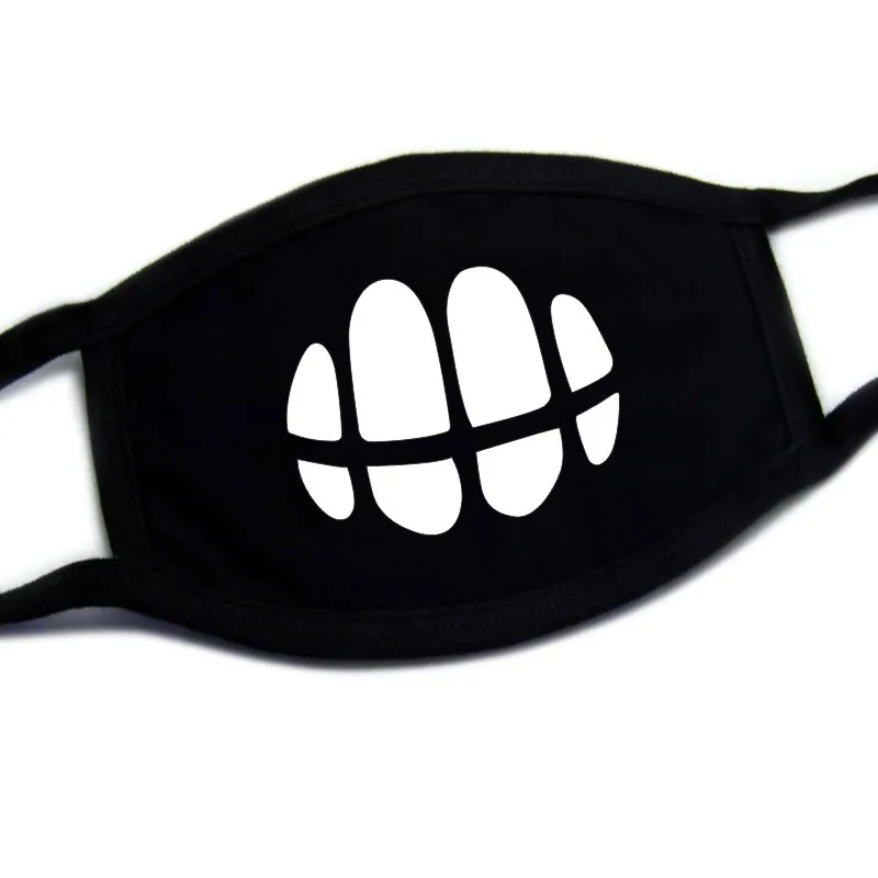 Маска для лица аниме мультфильм рот Муфельная маска для лица покрытие для велоспорта против пыли хлопок лицевая Защитная крышка маски - Цвет: 3KZ-3016