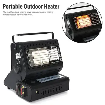 

Outdoor Heater Cooker Gas Heater For Travelling Camping Hiking Picnic Equipment Dual-Purpose Use Stove Heater Iron Cooking Tool