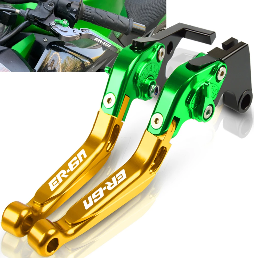 

For Kawasaki ER6N 2009 2010 2011 2012 2013 2014 2015 2016 2017 Motorcycle Adjustable Extendable Brake Clutch Levers ER-6N