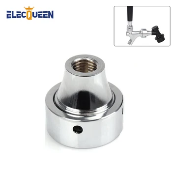 

Home Brew Faucet Adapter, Chrome Quick Disconnect Tap Faucet Adapter Connect with Ball Lock Quick Disconnects