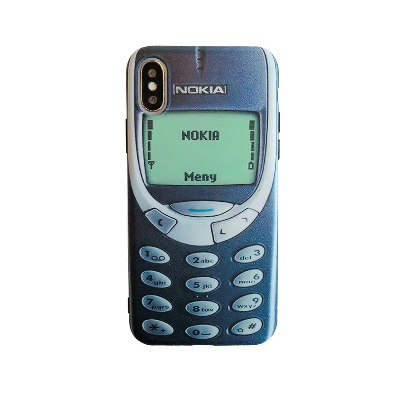 Забавный ТПУ чехол для iPhone 6 6s 7 8 Plus мягкая задняя крышка с рисунком Nokia Apple iPhone11 pro
