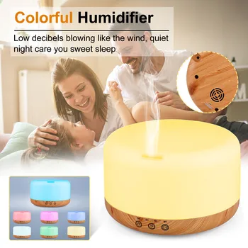 

1000ml Large Capacity Air Humidifier Essential Oil Diffuser Ultrasonic Cool Mist Maker Fogger Led Lamp Aroma Diffuser#gb40