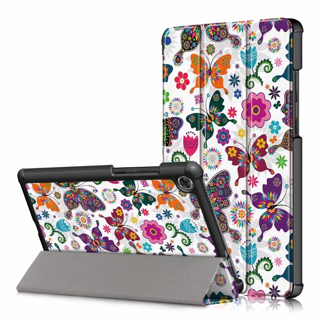 Ультра тонкий 3-складной Магнитный чехол для lenovo Tab M8 TB-8505F TB-8505X 8,0 дюймов чехол для планшета для lenovo Tab M8 чехол+ Защитная пленка на экран+ стилус