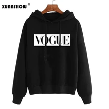 XUANSHOW Для женщин толстовки осень-зима с длинным рукавом Перемычка Hoody пуловер Блуза Топ Bluzy; искусственная кожа; Прямая(дропшиппинг); Damskie Sudadera Mujer