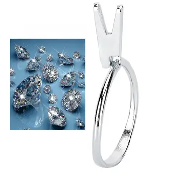 

Packaging Metal Ring Holder Ring Stone Diamond Holder Tools Jewelry Making Processing Accessory Wedding Ring Box