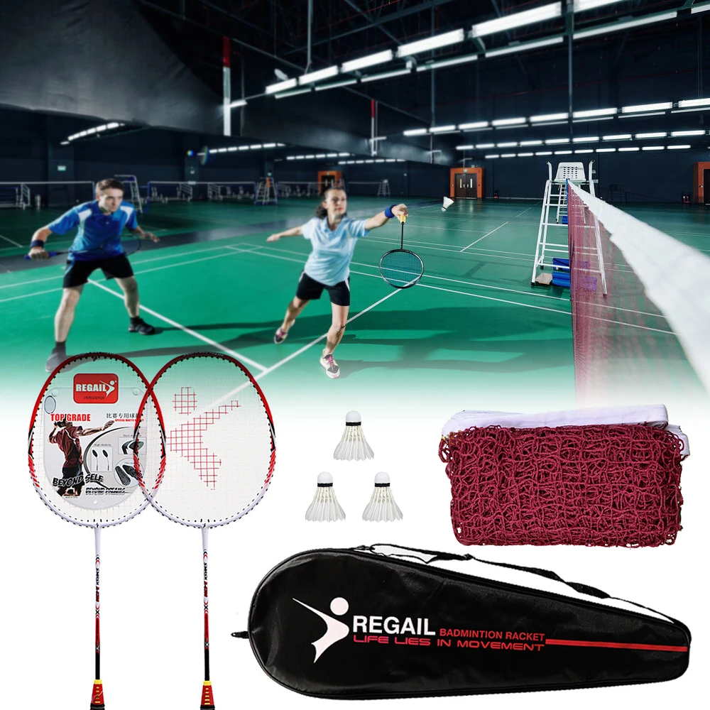 Other Outdoors 2 Player Badminton Racquets Set with 3 Shuttlecocks