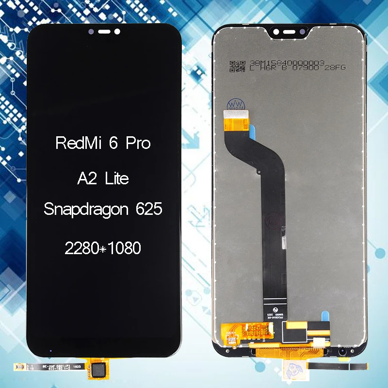 

5.84 Inch Replacement MI A2 Lite Display For Xiaomi Redmi 6 Pro Lcd With Touch Screen Digitizer Assembly 1Pcs