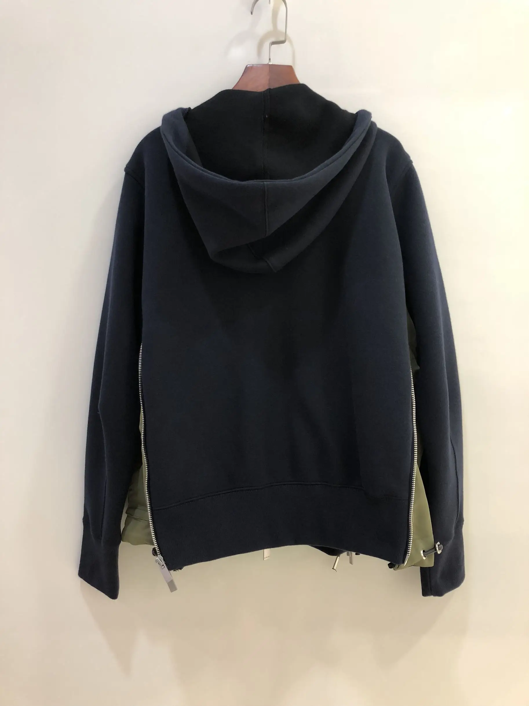 2019FW Повседневная Женская куртка пальто женская с капюшоном Лоскутная Свободная куртка Верхняя одежда 3 цвета пачка