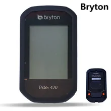 Bicicleta ciclismo r420 computador cronômetro de borracha silicone caso protetor inteligente capa com tela lcd filme para bryton rider 420
