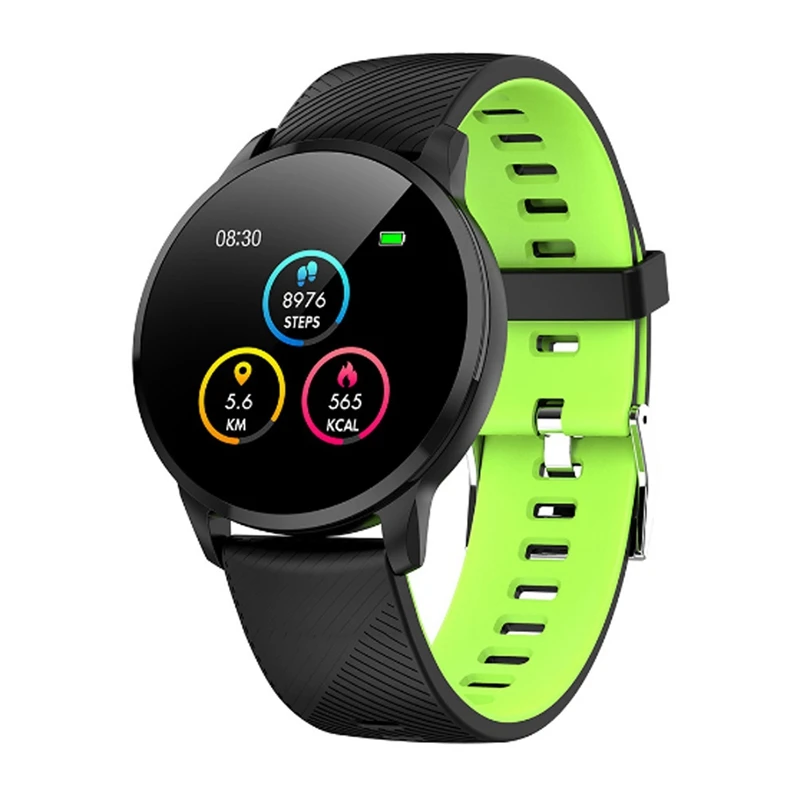 CY16 Bluetooth Смарт-браслет часы пульсометр Монитор артериального давления многофункциональные спортивные браслеты умные часы для IOS Andriod - Цвет: Green