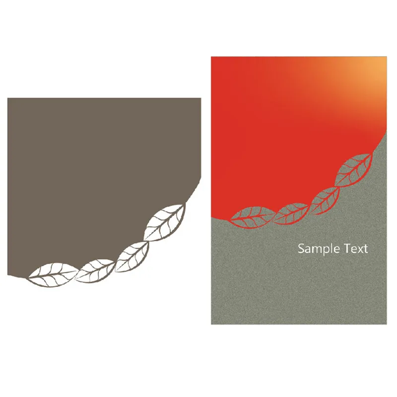 

GJCrafts Dies Simple Leaf Frame Metal Cutting Die New 2020 for Craft Mold Scrapbook Making Embossing Craft Die Cutting