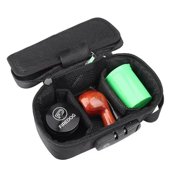 

Portable Nylon Deodorant Tobacco Pipes Storage Bag with Combination Lock Travel Outdoor Smell Proof Tobacco Organizer Container