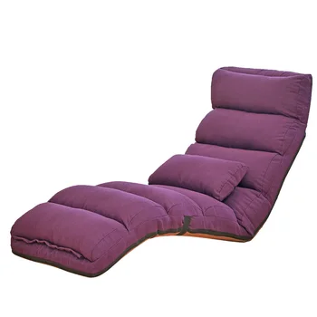 

Lazy sofa bed tatami foldable single bay window room lunch break lounger fabric small removable and washable