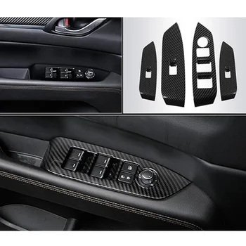 

ABS for Mazda CX-5 Accessories 2017 2018 Car Door Window glass Lift Control Switch Panel Cover Trim Styling