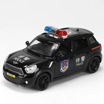 

Simulation MINI Alloy Car Sound and Light Back Door Children Toys Car Decoration Children Back Toys