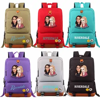 

New Fashion Riverdale South Side Serpents Sanke Boy Girl Book School Bag Women Bagpack Teenagers Schoolbags Men Student Backpack