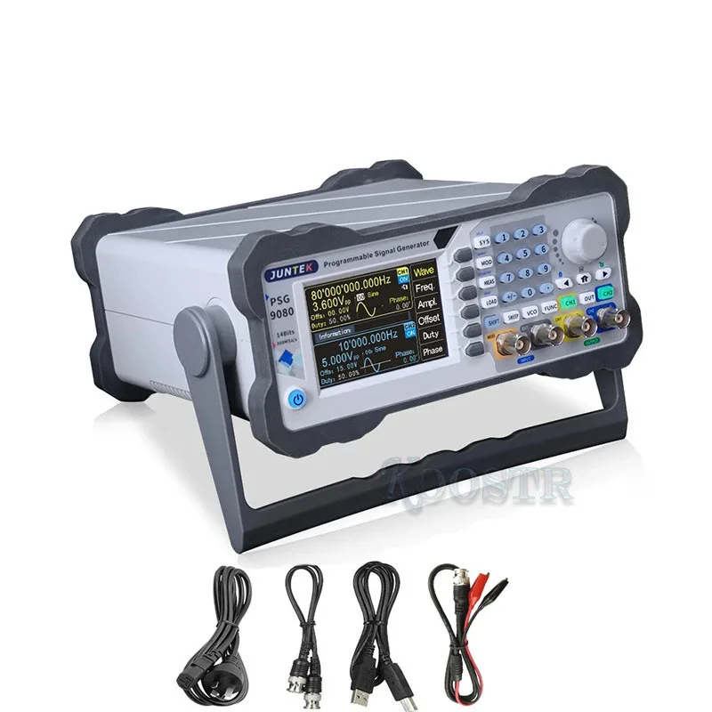 JUNTEK PSG9080 80M программируемый цифровой контроль DDS двухканальный произвольный