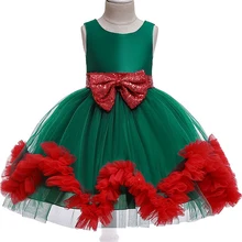 Платье в горошек для маленьких девочек; платье в полоску с цветочным рисунком для девочек; праздничное платье с единорогом на свадьбу; детское Новогоднее платье принцессы; детская одежда для девочек