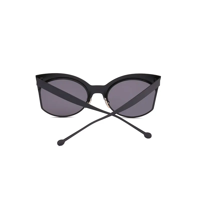HUHAITANG негабаритных солнцезащитные очки «кошачий глаз» для женщин s Роскошный бренд сексуальный срез солнцезащитные очки для женщин Дизайнер Высокое качество Открытый солнцезащитные очки