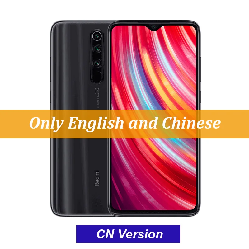 CN Gray Xiaomi Redmi Note 8 Pro с глобальной ПЗУ, 8 ГБ, 128 ГБ, 64 мп, четыре камеры MTK Helio G90T, 6,53 '', FHD+ дисплей, 4500 мАч, смартфон, 18 Вт, QC 3,0 - Цвет: CN Gray
