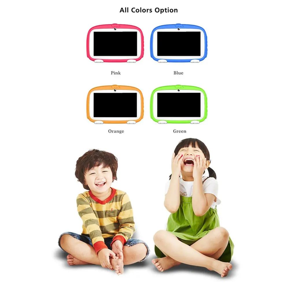 Tablets Android 7 inch MP4 Player Child Tablet PC Android 8GB Quad Core HD Camare WiFi Dual Cameras Learning Game MP3 Machine