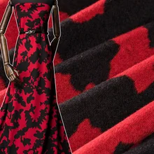 Новая высококачественная тянущаяся трикотажная бархатная ткань кашемировый Материал осень-зима шерсть жаккардовые брюки платье бархатная хлопковая ткань