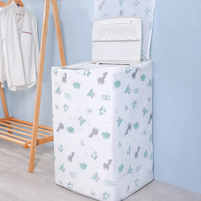 Waterproof Case Washing Machine Protective Dust Sunscreen Proof Cover PEVA printed | Дом и сад