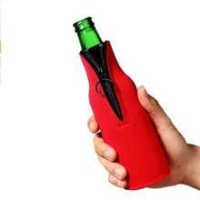 1 шт. переносная Неопреновая Крышка для бутылки пива с молнией многоразовые рукава для дайвинга для 330 мл