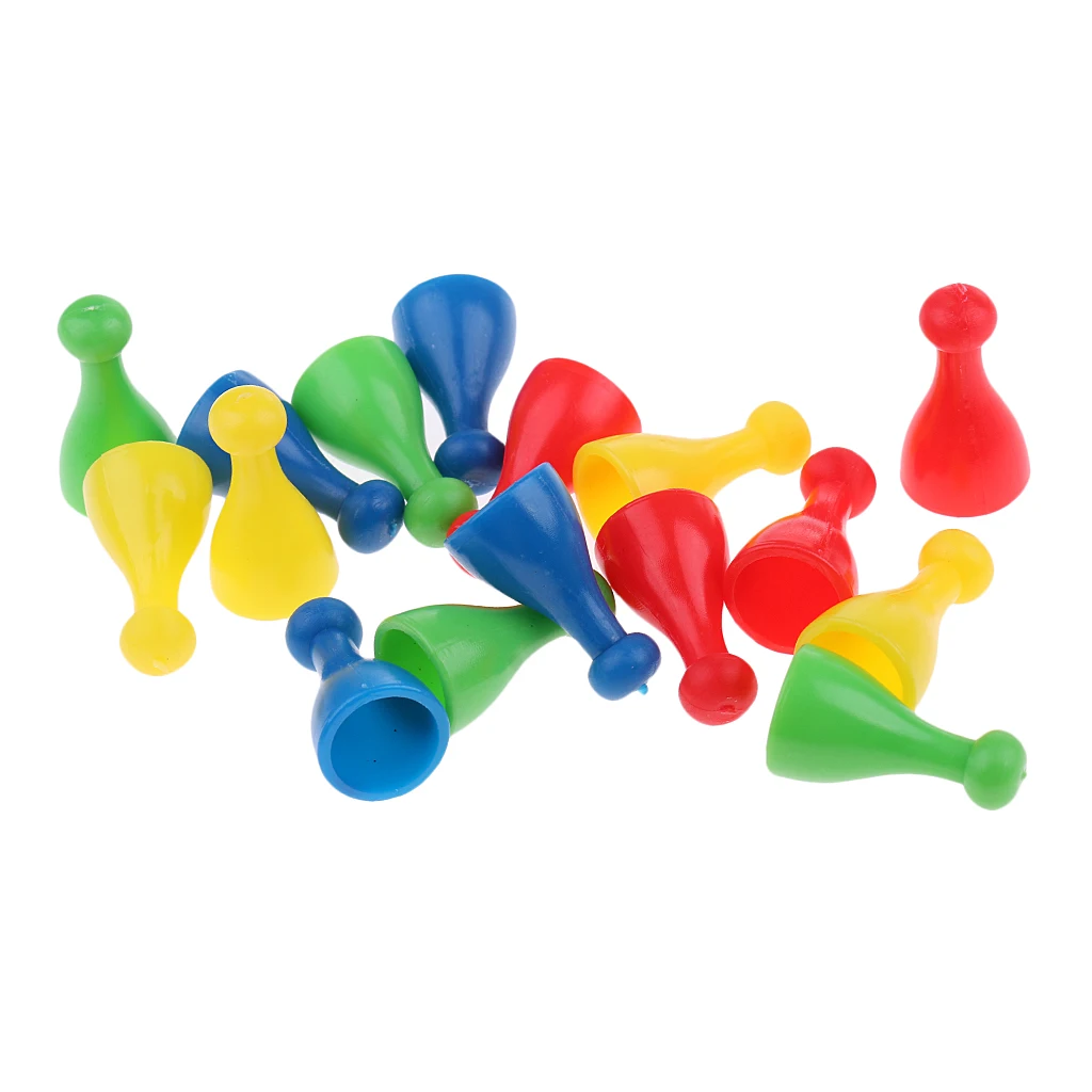 Lots 16 Multi-color Plastic Chess Pawn Pieces Game Halma Parts Accessories Lots 16 Multi-color Plastic Chess Pawn Pieces Game Halma Parts Accessories