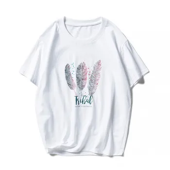 

Women Printed T shirts Lady Fashionable Tees Summer Short Sleeve Tops Female Streetwear