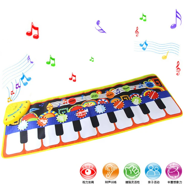 Tapete De Piano Musical Infantil, Manta Para Piano Musical