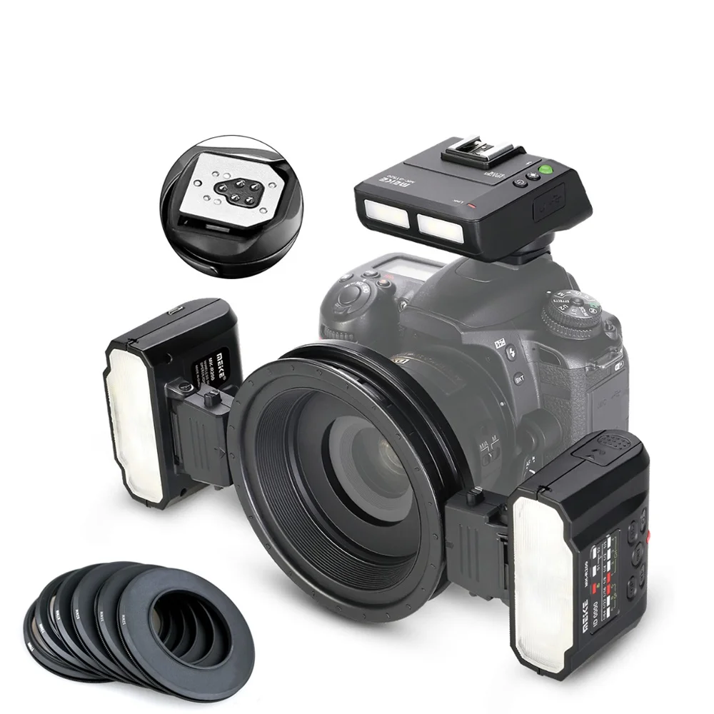Meike MK-MT24 Макро Вспышка для Canon DSLR Камера 70D 60D 760D 750D 650D 550D 450D 1200D 1100D 5D 6D 7D 5diii 5DII 40D |