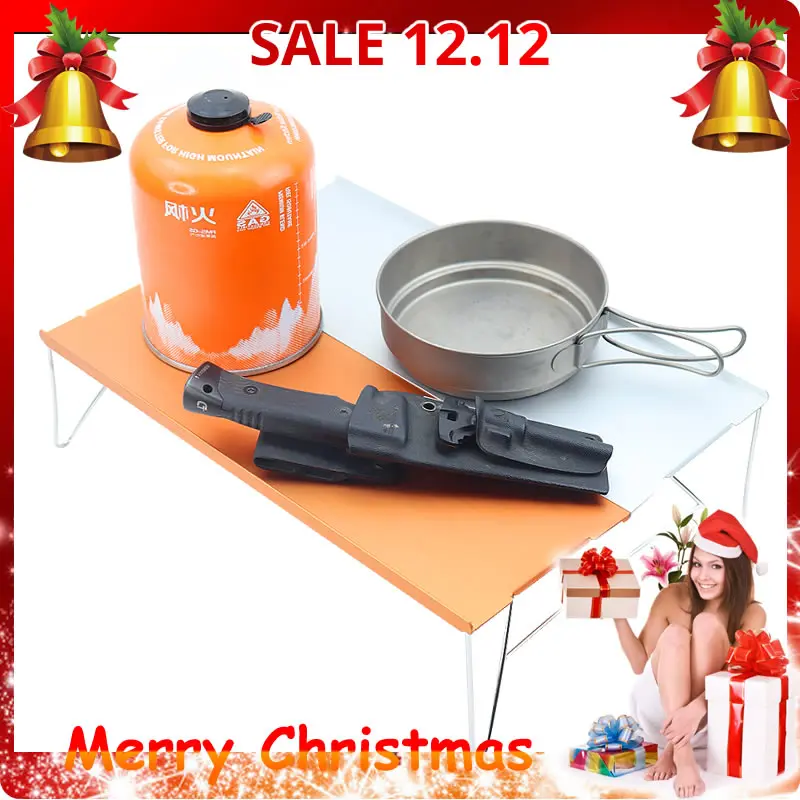 

Durable Portable Aluminum Alloy Table Foldable Desk Table Outdoor Picnic Dining Table Desk Stool Picnic Foldable Table