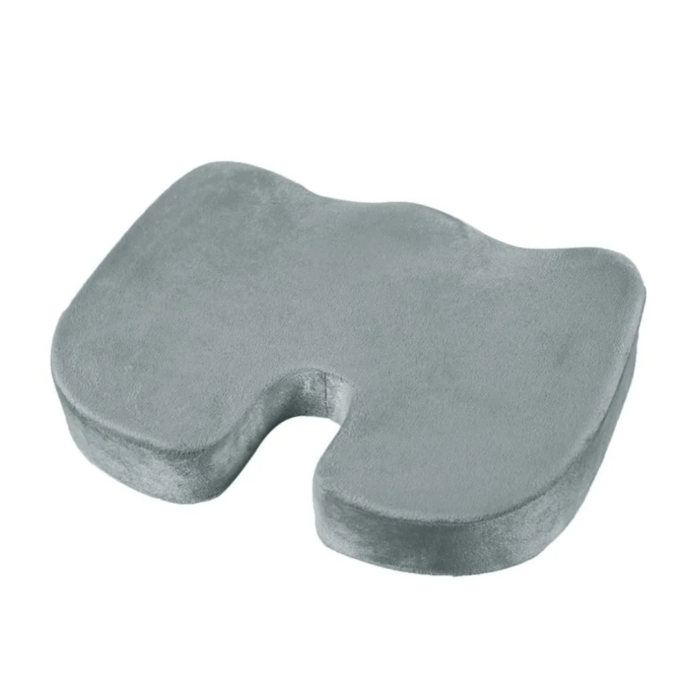 2PCS/SET Comfortable Memory Foam Orthopedic Seat Cushion Waist Back Support Set for Home Office Health Care Cushion