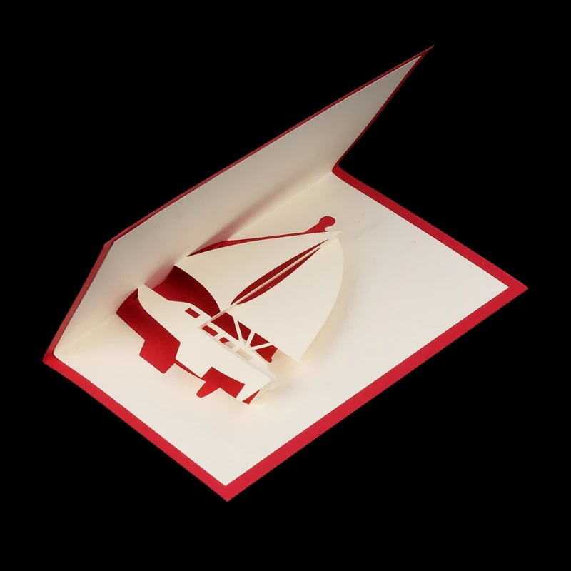 38 стилей поплавки 3D всплывающие колесо обозрения торт Звезда Луна ледяной замок поздравительная открытка Валентина Рождество конверт приглашение на день рождения