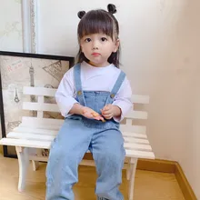 Детская одежда; коллекция года; сезон осень; стиль; ковбойские подтяжки; брюки в Корейском стиле; повседневные универсальные детские брюки; N420