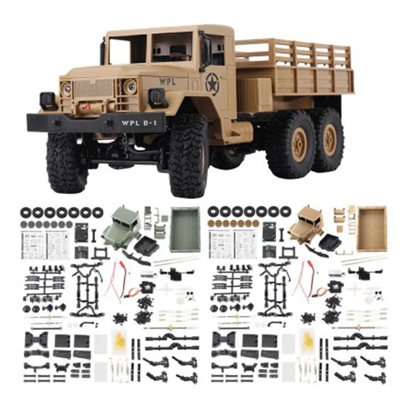 B-16 B16 внедорожный RC грузовик обновленный комплект DIY 1:16 RC автомобиль багги RC Monster Truck 6WD 6 колесный сборный Гусеничный