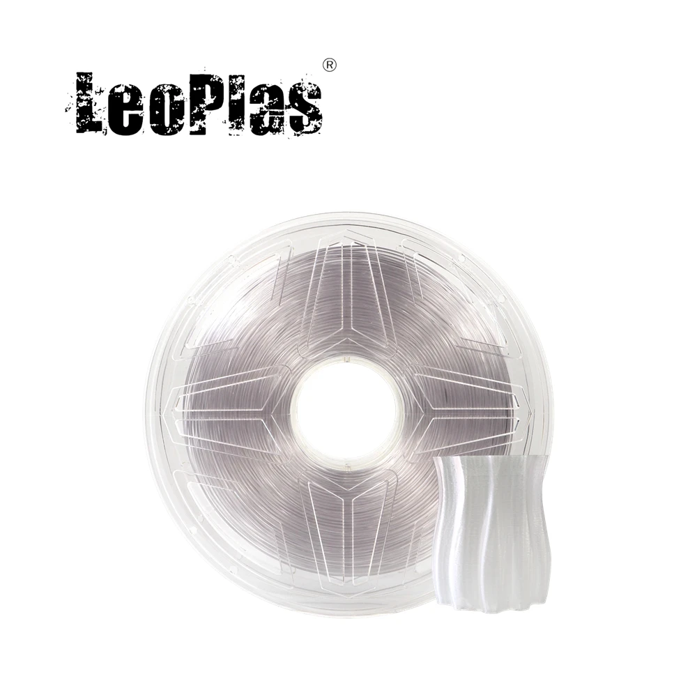 LeoPlas 1 кг 75 мм натуральный прозрачный PETG нить 3D принтер расходные материалы для