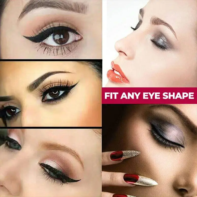Quick Eyeliner Eyeshadow Stencils Eyeliner Stickers Eye Makeup Eyeshadow Makeup Stencil Stickers 4 Pieces Dropshipping 4