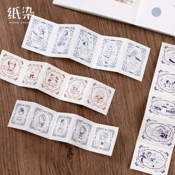 Diy печатные карты серия лунных сообщений бумажная печать наклеек наклейка на