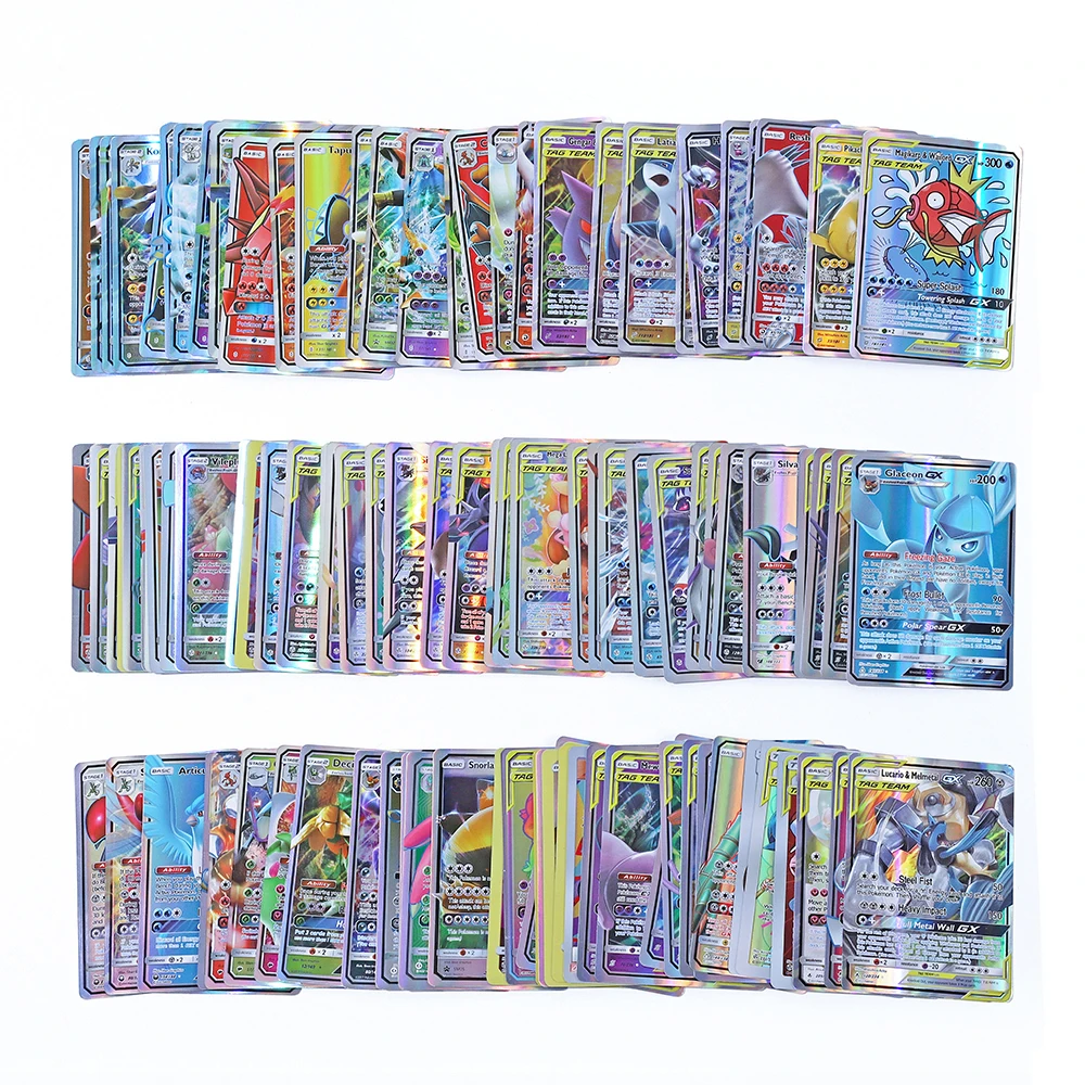 200Pc Pokemon 200 V Max 200 Gx Bambini Più Venduti Battle Versione Inglese Game Tag Team Shining Vmax Tomy Pokemon Cards