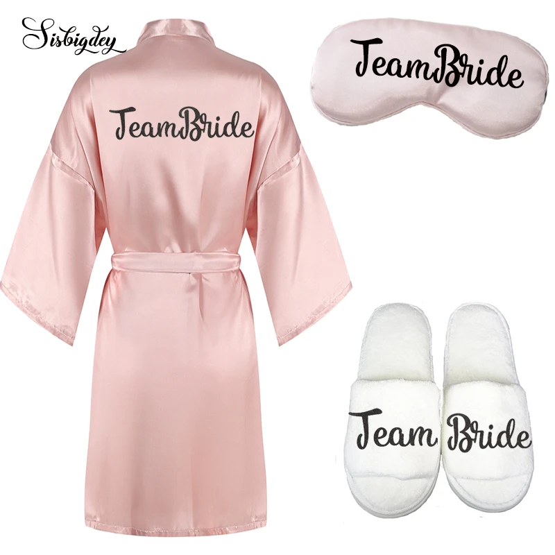Bride robe and slippers Clearance